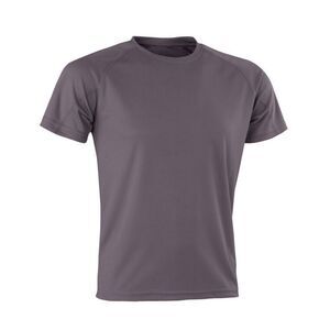 Spiro Mens Impact Aircool T-Shirt / Gray